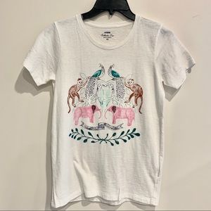 J.CREW animal collector T-shirt
